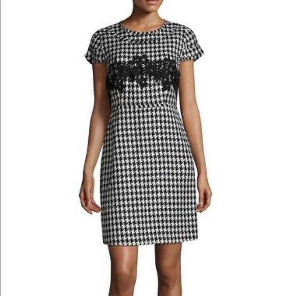 karl lagerfeld paris tweed sheath dress